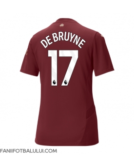 Manchester City Kevin De Bruyne #17 Tricou Fotbal Replică 2024-25 Femei Treilea